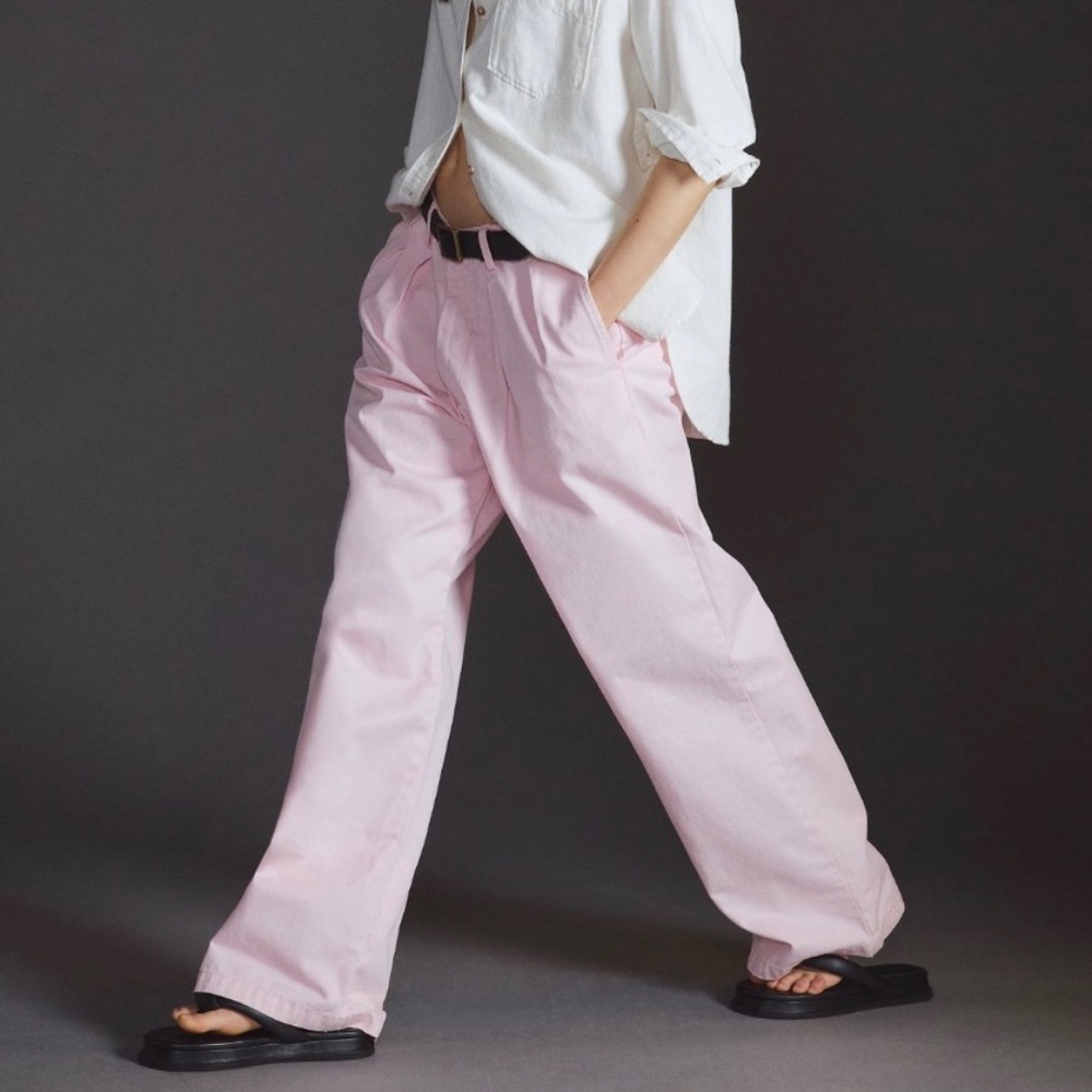 Denimist Blair Double-Pleated Pants
